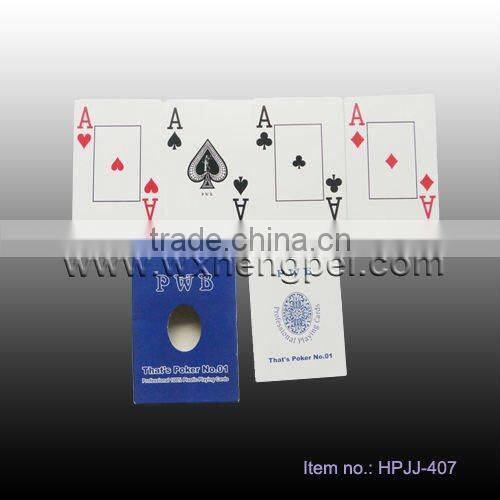 Paper cards poker playing card customized poker card
