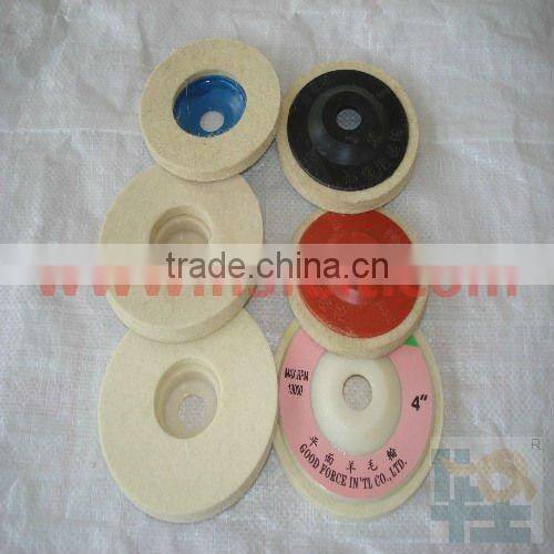 Wool Felt Buffing Wheel Used for polishing marble,metal,glass,diamond