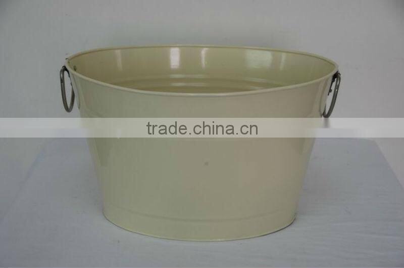 bucket enamelware home gardening ice basin Egg shaped basin