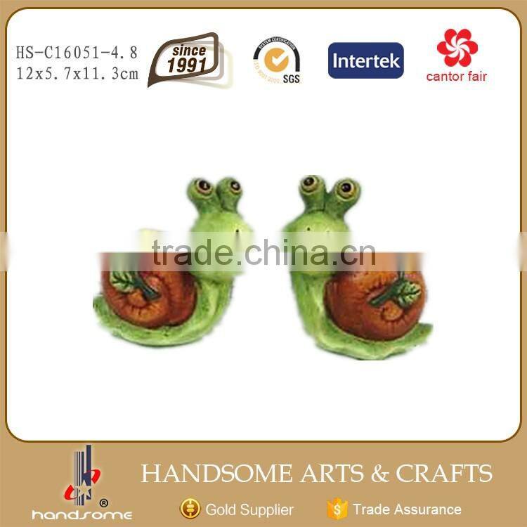 4.8 Inch Resin Outdoor Garden Ornament Snail Figurines Animal Statues
