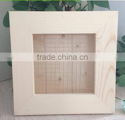 wall-mounted wooden flower pot wooden flower box outdoor wall deco