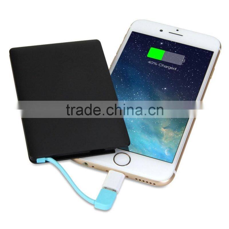 New arrival portable mobile power bank 5200mah for iPhone