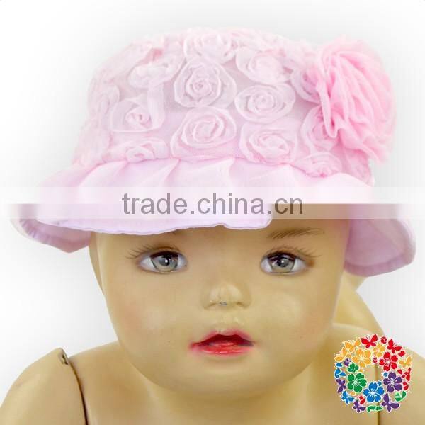 wholesale baby hat cotton pink lace hat baby caps and hats