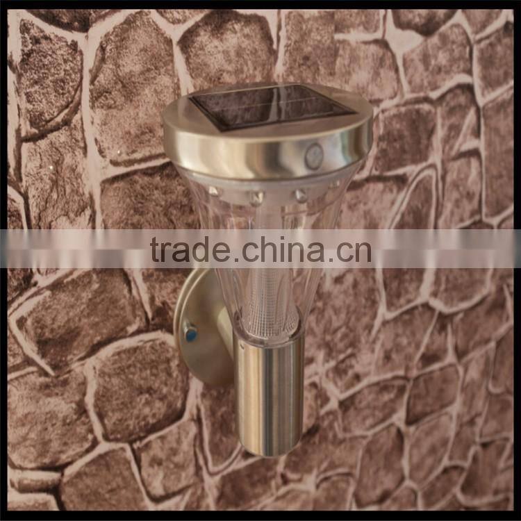 solar led street sensor wall gate light outdoor