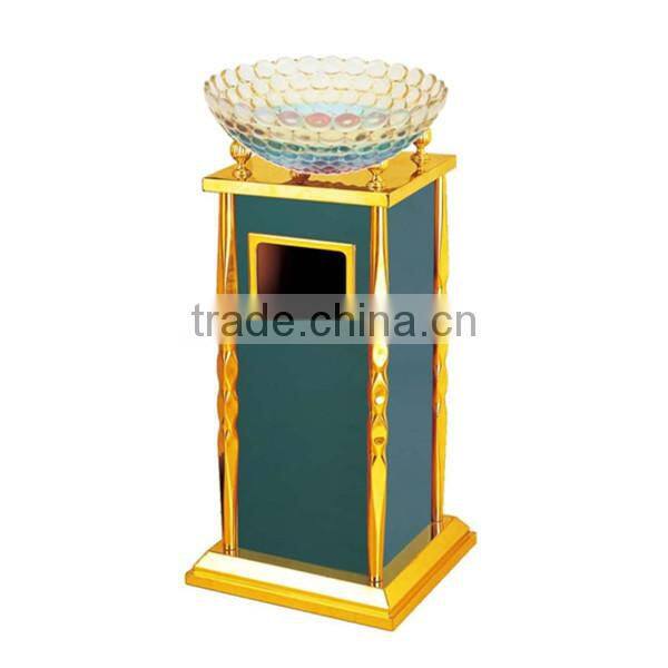 Flower design glass fruit bowl/ leaf shape art glass plate/ top quality glass ashtray fruit/ candy/ ash plate BHL-P12