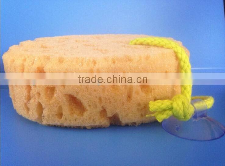 Natural seaweed bath sponge/ Algae bath sponge with a suction cup