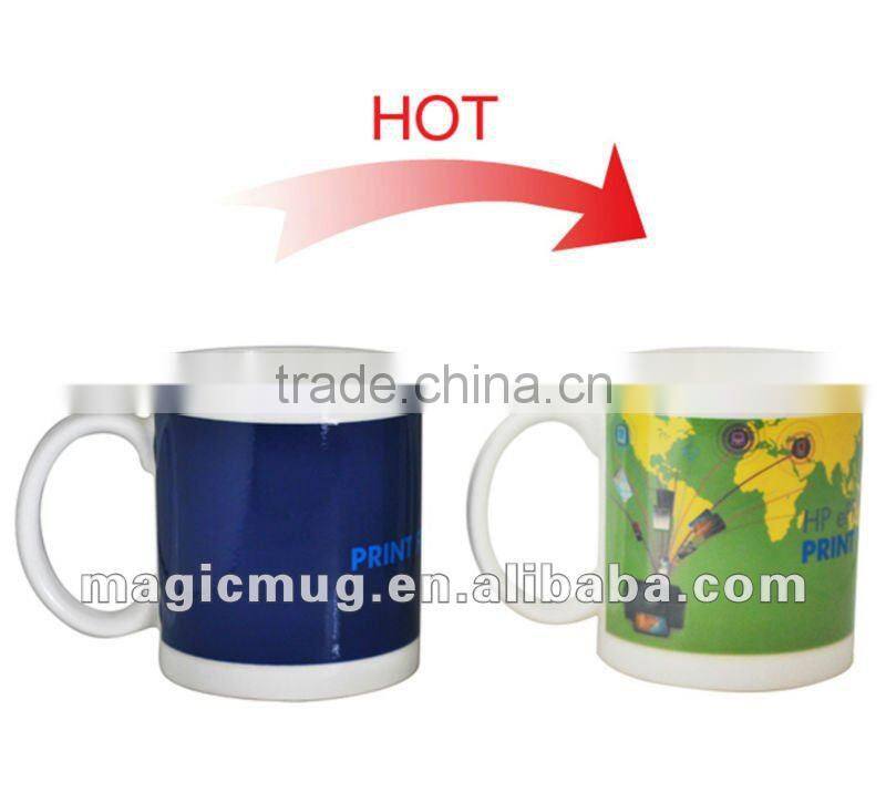 SGS Authentication Factory! Corporate Gifts! Hot Sensitive Ceramic Magic Mug