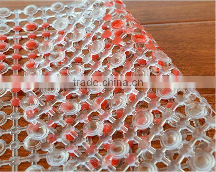 China cheapest leaf texture hot sale pvc free foam bath mat