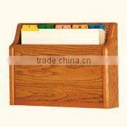 company wood file holder