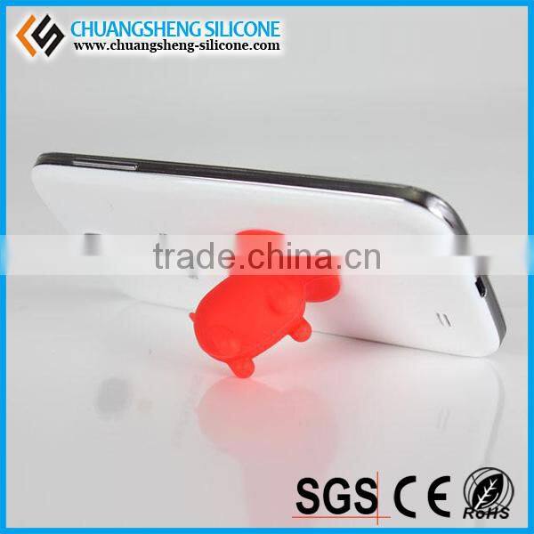 Smart pig design sucking mobile phone stickers