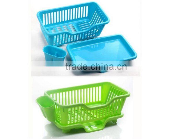 Double kitchen multifunctional cupboard drain dish rack/tableware rack water filter basket