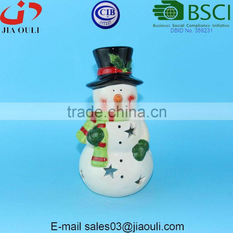 BSCI Certificate Factory Christmas decoration Gold Ceramic deer