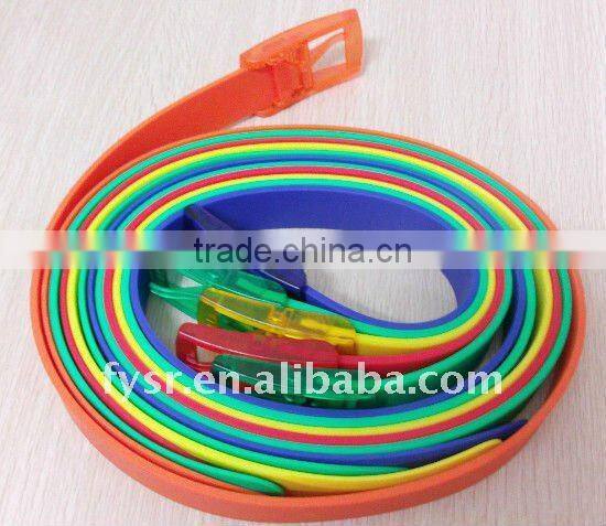 2016 new brand belt fashionable silicone golf belt