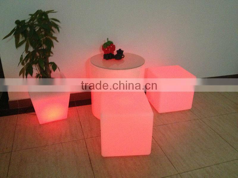 RGB bar stool chair/ led color furniture