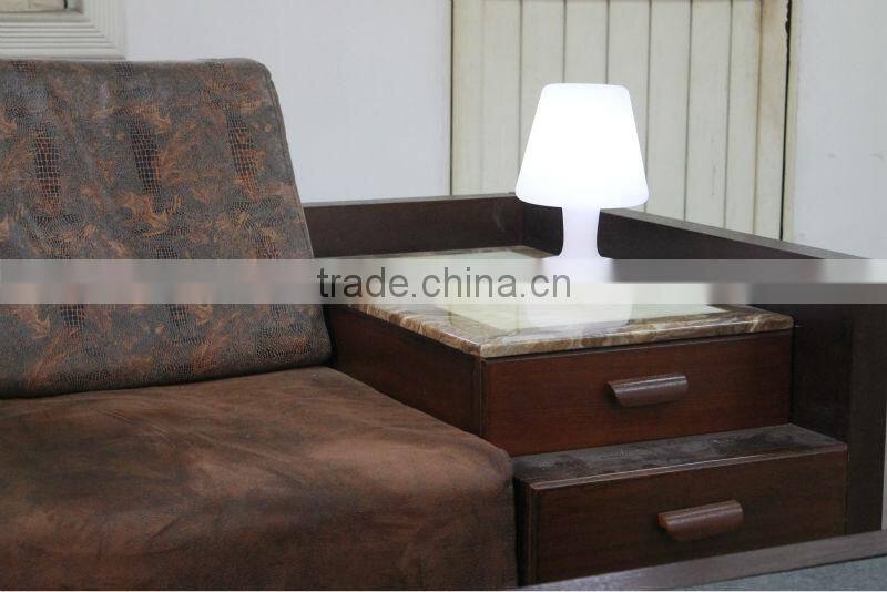 colorful rechargeable plastic led desk lamp