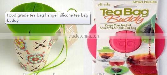 As Seen On TV Food GradeTea Bag Buddy cup silicon lid cover