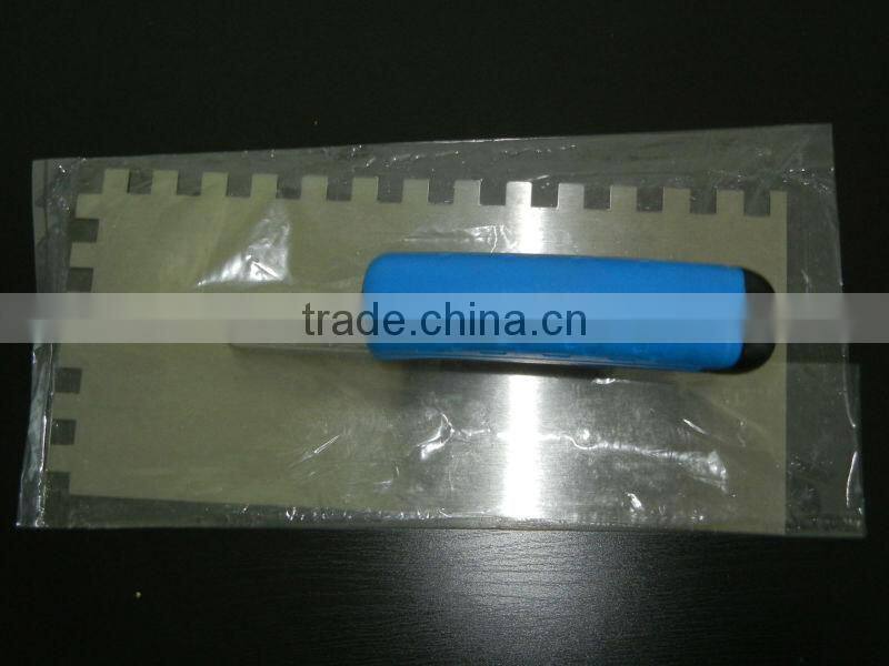 Best Selling Notch Trowel, Plastering trowel, Construction Trowel. Stainless Steel Plaster trowels,Adhesive Trowel