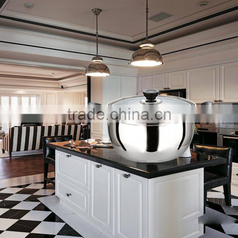 LB Tall Stainless Steel Stock Pot With Double Bottom