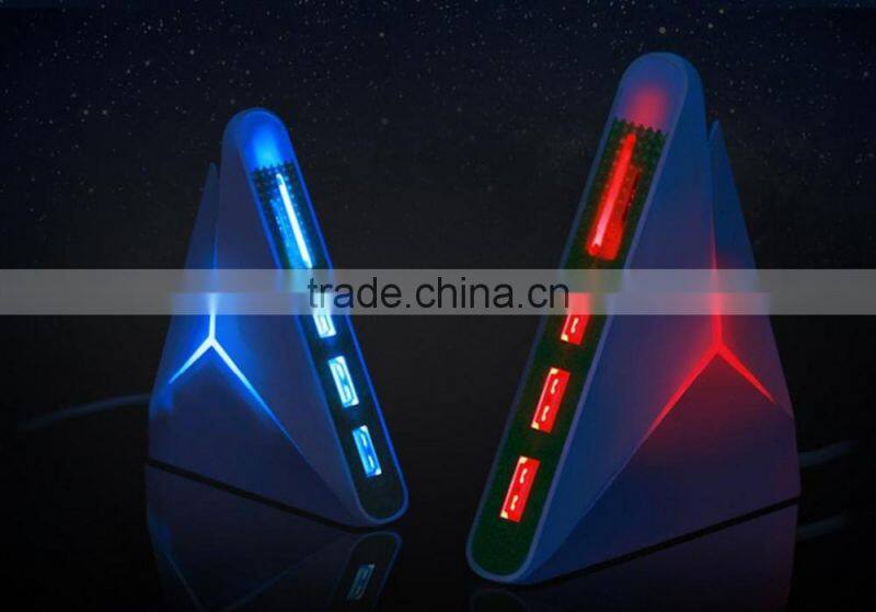 High Speed Multifunctional USB 2.0 Splitter 5 ports USB Hub SD MS TF M2 Multi-card Universal Card Reader