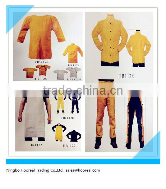 Split Leather Welding Bib Apron Protective Clothing Carpenter Blacksmith Gardening