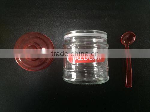 glass jar/ Candy jar/3PCS Candy jar/glassware for cafe,cream