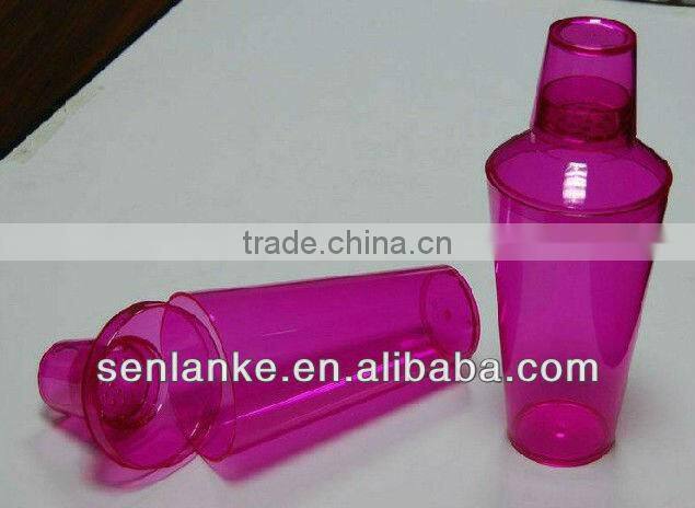 plastic shaker, shaker cup,Plastic Wine Cocktail Shaker Cup