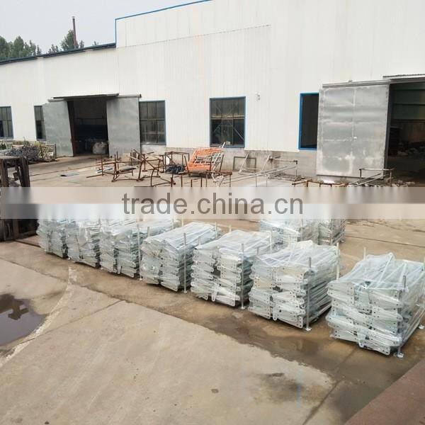 Steel Adjustable safety parapets for construction