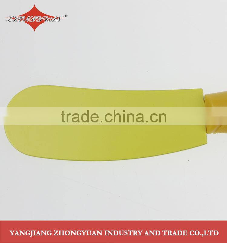 Novelty colorful non-stick decorative cheese knife set