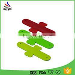 universal Silicone Smart Wallet Mobile Card Holder Durable Soft Silicone sticky mobile phone case card holder