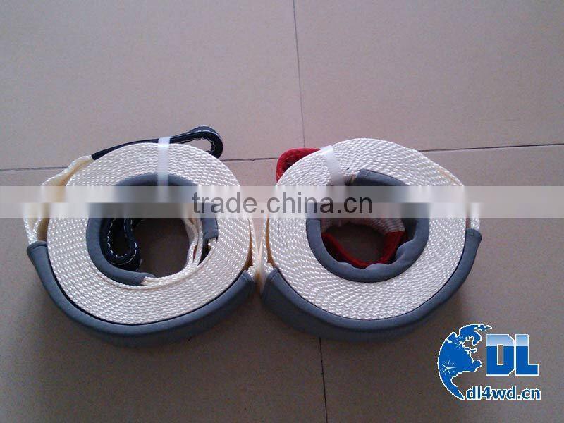 High Strength 4wd Offroad Spare Parts 7M Car Tow Cable Rope Nylon Snatch Strap