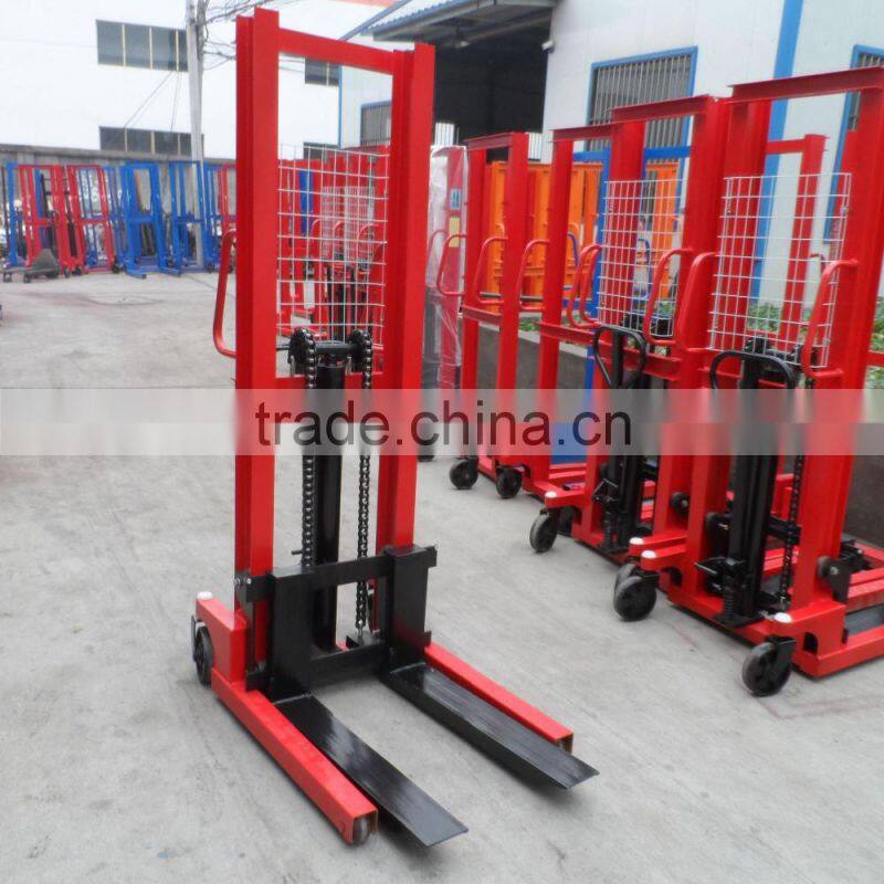 1ton 2ton hydraulic pump forklift /hand lift stacker