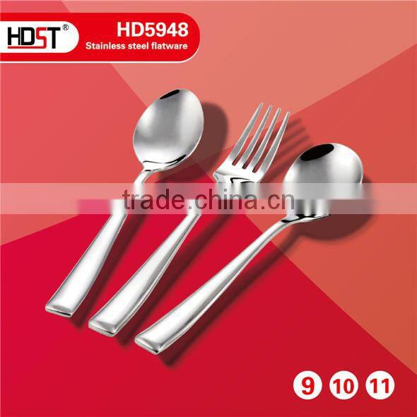 Good Quality flatware fork knife and spoon for supermarket and restaurant sale