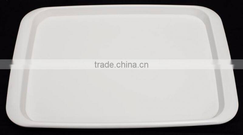 Most popular 11.5'' print plastic melamine tray without handle