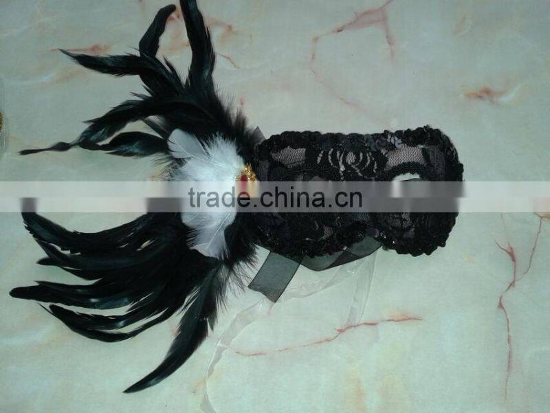 party mask with Sexy lace decoration accessory