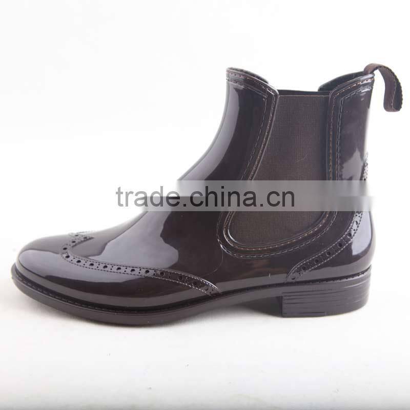 fashion chelsea shoes pvc rain boots rubber rain boots