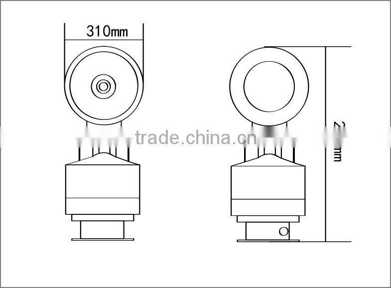 35W/55W Xenon HID rotating search light