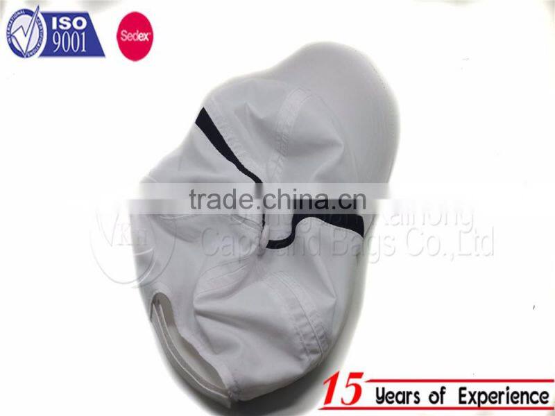 Hook and loop fastener back strap sports polyester sun visor hats