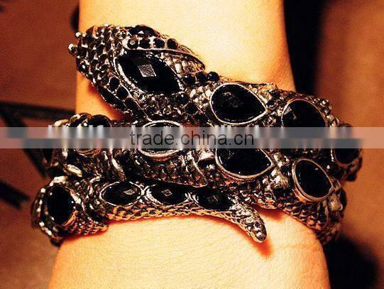 Gypsy gem snake armband belly dancing jewelry