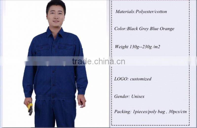 Customized manufactory Adult Dungaree Fireproof Working Uniform For Men/women Dungaree With Reflector Working Clothes