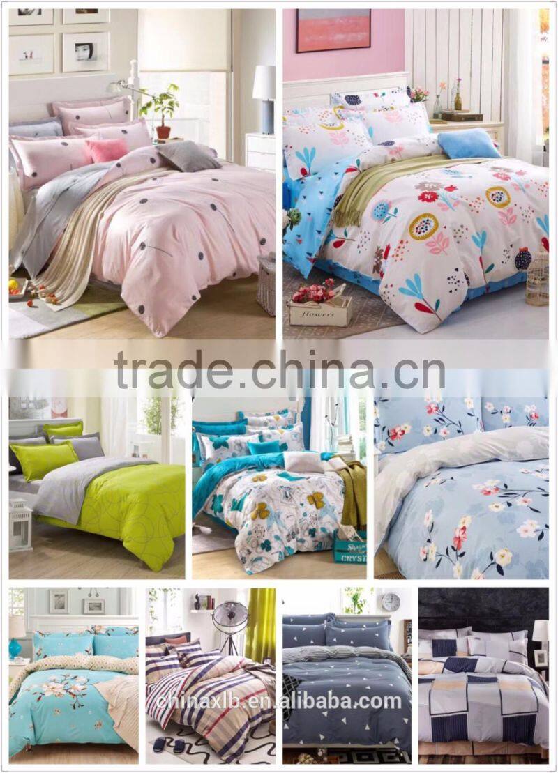 100% Polyester Material and Yarn Dyed Pattern sheet bed set