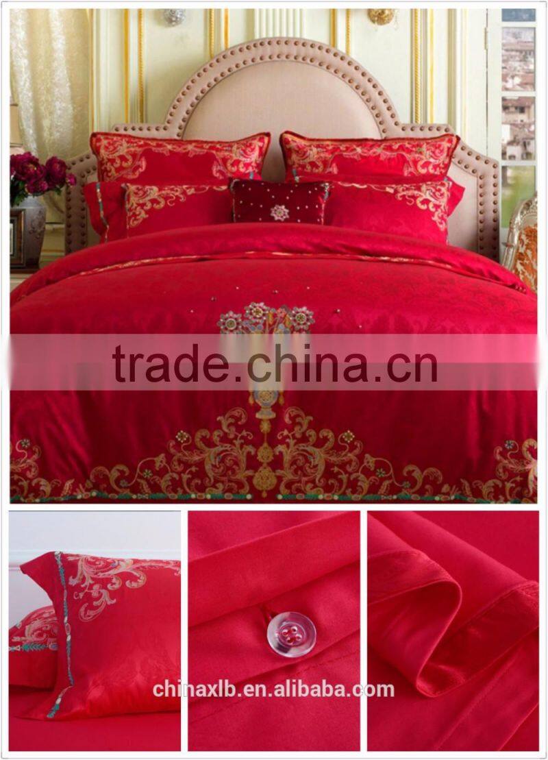 100% Polyester Material and Yarn Dyed Pattern sheet bed set