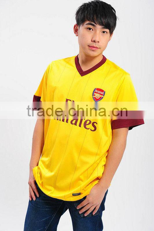 men dri fit sports wear soccer jersey football shirt