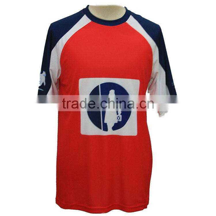 100%polyester breathable popular soccer t-shirt