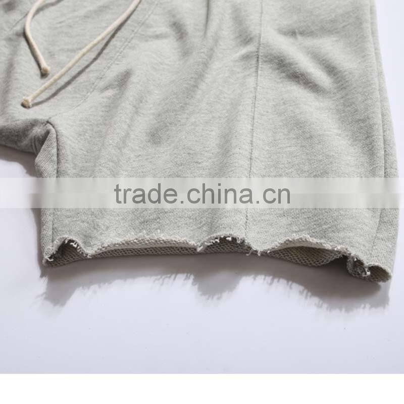 2016 Hot Sale Men's Summer hip hop Shorts Casual Outdoors Joggers Elastic Waist Trousers Sweatpants Shorts pure cotton