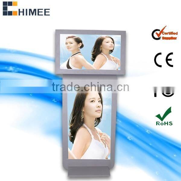 55 inch double touch screen lcd advertisement display wifi ad player smart interactive all in one pc kiosk