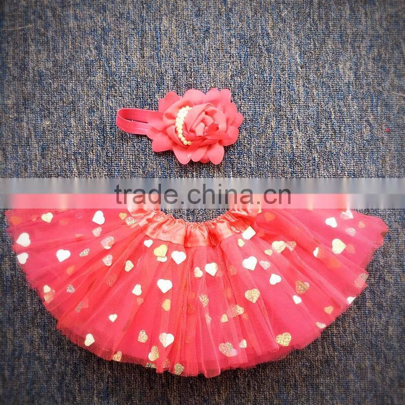 Stock wholesale 3layers ballet tutu girls fluffy tutu sparkle tutu