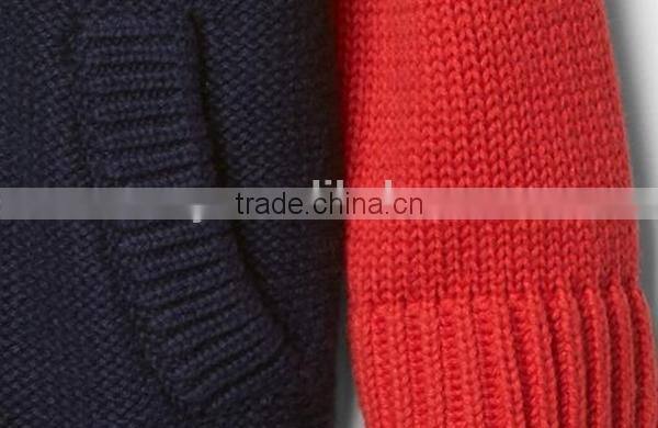 Varsity full zip sweater jacket for infant boys