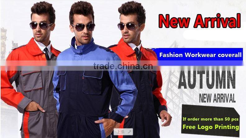 Chinese Factory Latest Style Wholesale Work Uniform Suit Sets Coveralls Safety Work Uniform