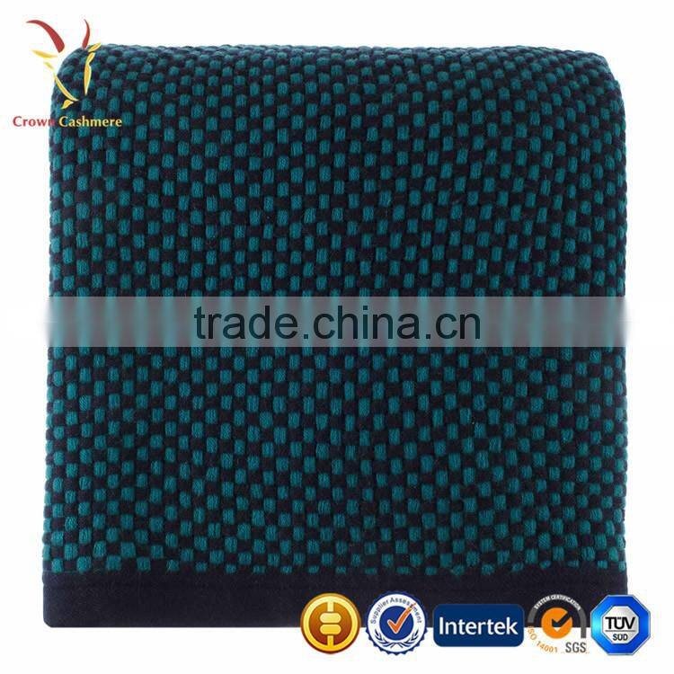 Baby Warm Cable Cashmere Throw Knitted Cashmere Blanket