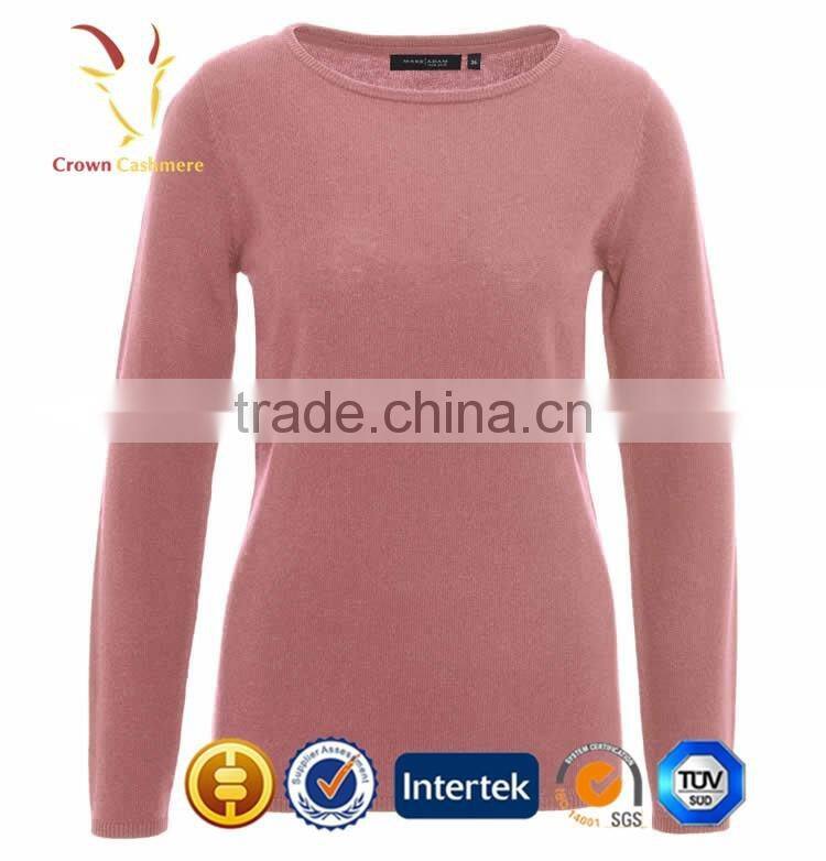 High Quality Women Cashmere Wool Knitted Pullover Sweater